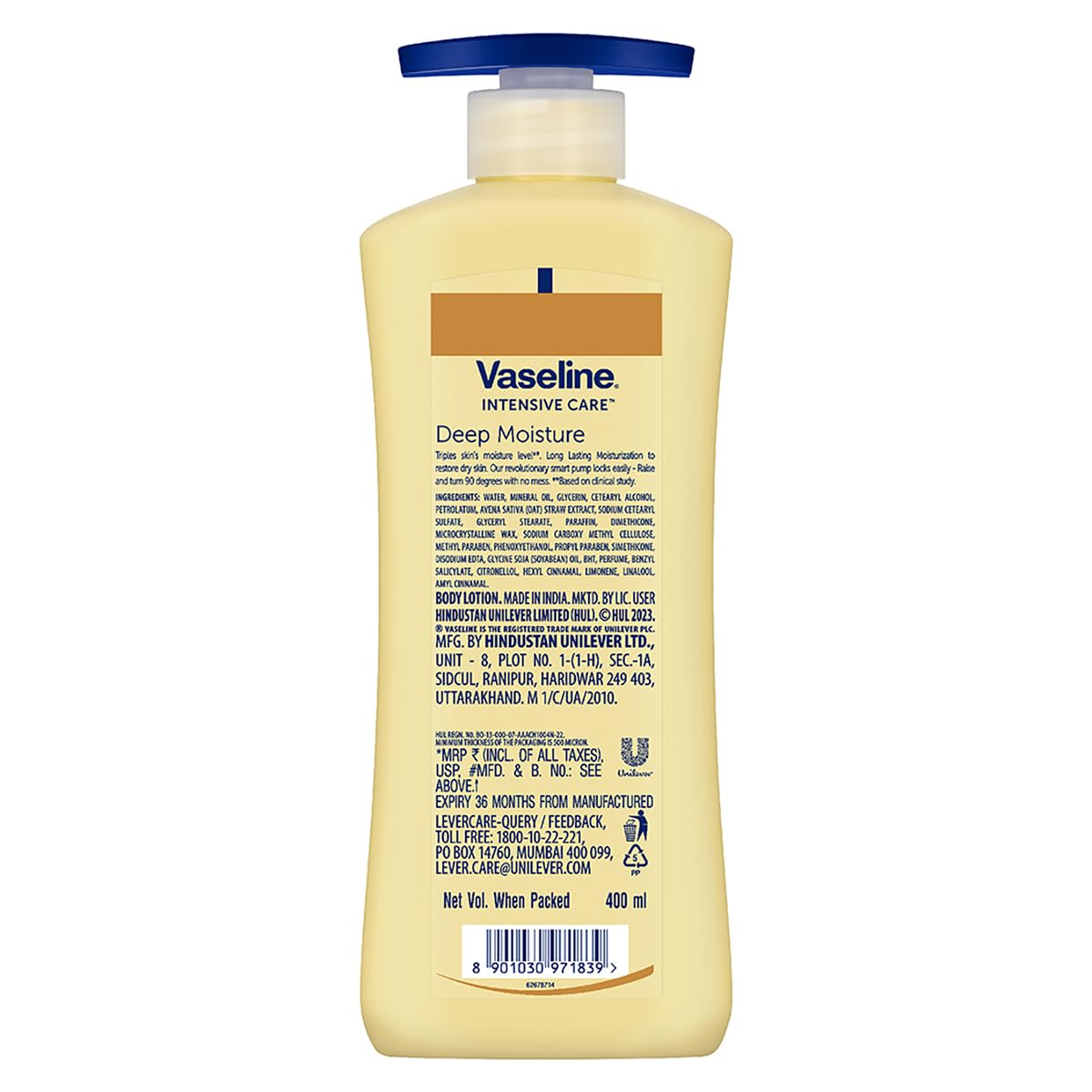 VASELINE DEEP MOISTURE LOTION