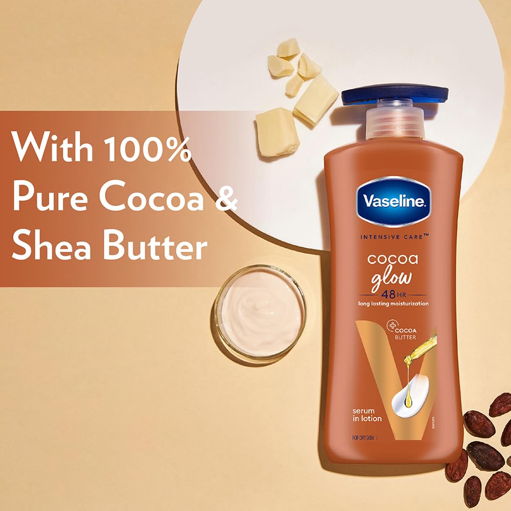 Vaseline Intensive Care Cocoa Glow Lotion for Dull & Dry Skin