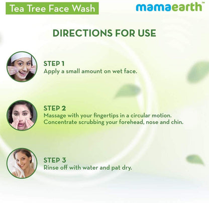 Mamaearth Tea Tree Natural Face Wash - 100ML