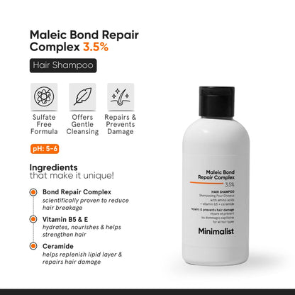 Minimalist maleic bond repair shampoo 250ml