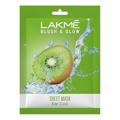 LAKME BLUSH & GLOW KIWI CRUSH SHEET MASK 25ML