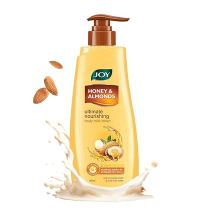 JOY BODY LOTION  HONEY AND ALMOND 600ML