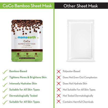 Mamaearth CoCo Bamboo Sheet Mask