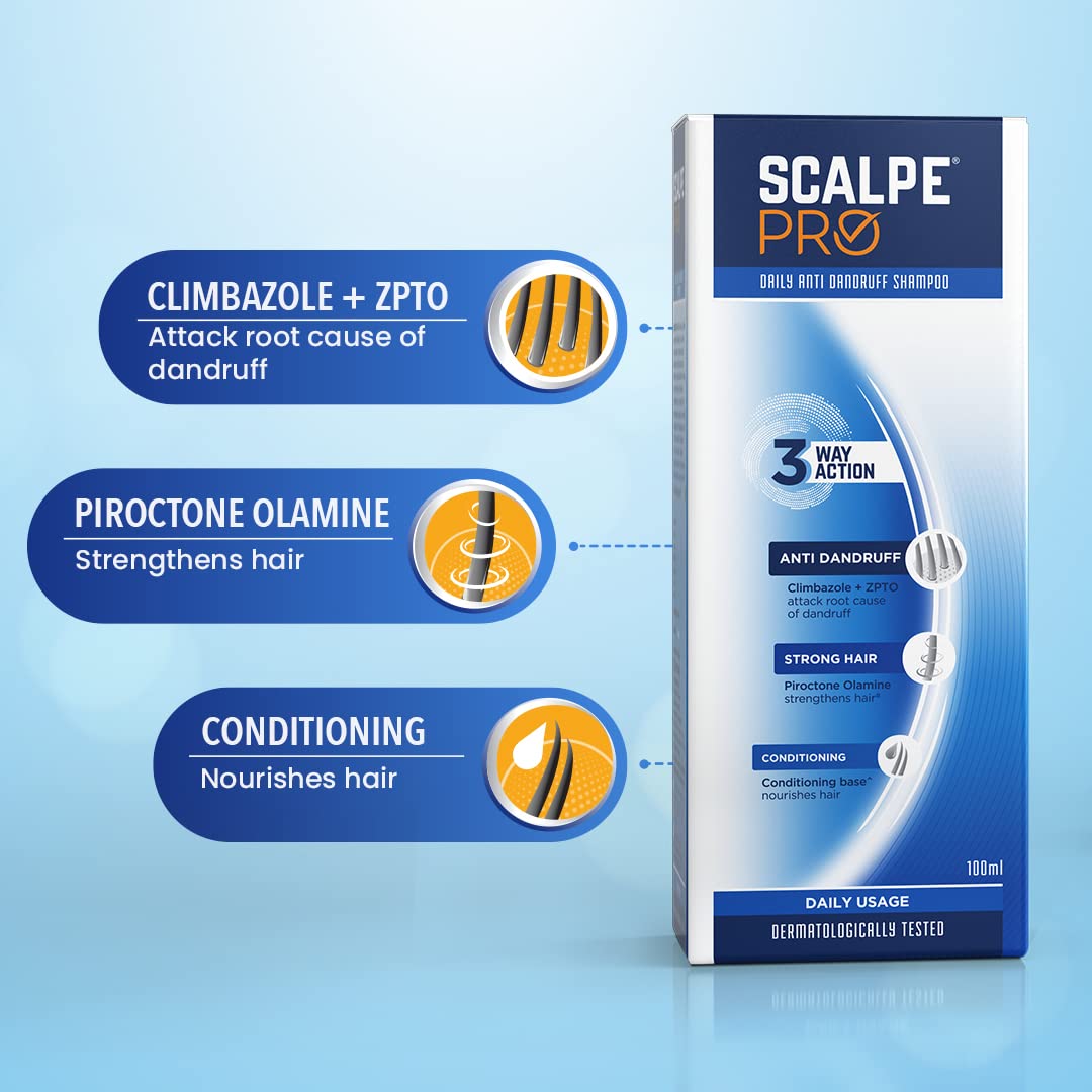 scalpe pro anti dandruff shampoo - 100ml