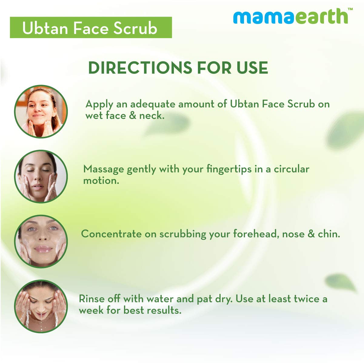 Mamaearth Ubtan Face Scrub - 100gm