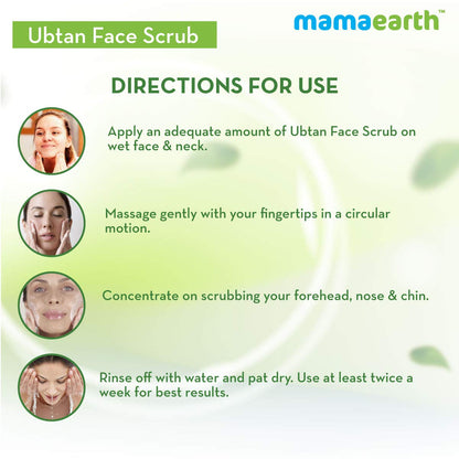 Mamaearth Ubtan Face Scrub - 100gm