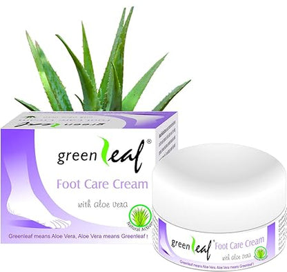 GREEN LEAF FOOT CARE CREAM WITH ALOE VERA