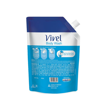 Vivel Mint Plus Cucumber Body Wash Refill 400 ml