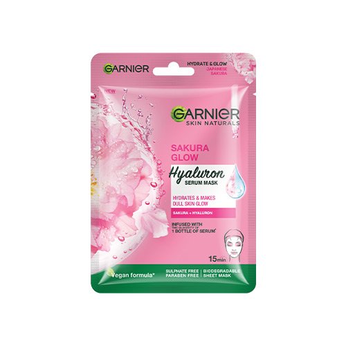 Garnier Sakura Glow Serum Sheet Mask 32g