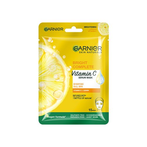 Garnier Bright Complete Lemon Serum Sheet Mask 28g