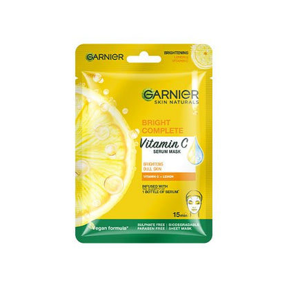 Garnier Bright Complete Lemon Serum Sheet Mask 28g