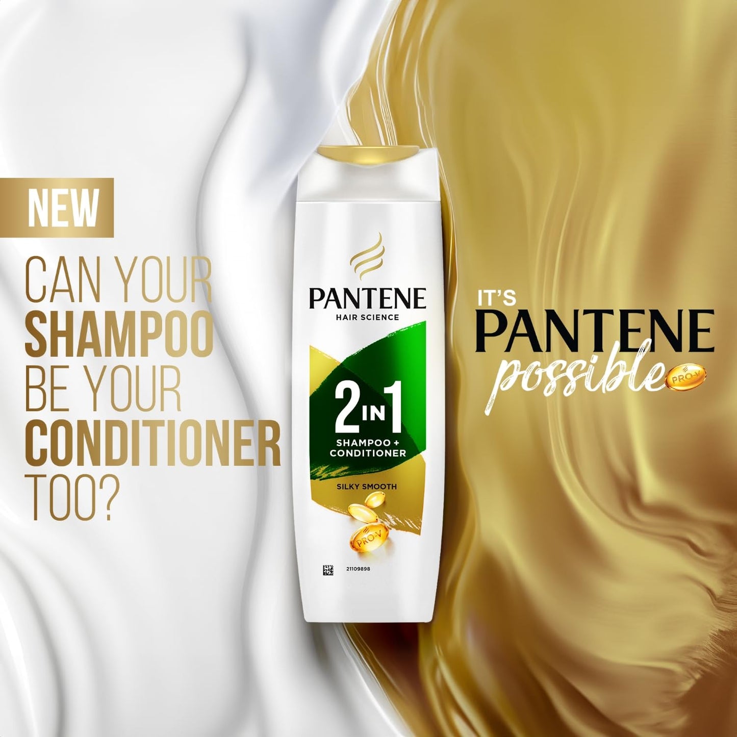 Pantene 2in1 Silky Smooth Care - 180ml