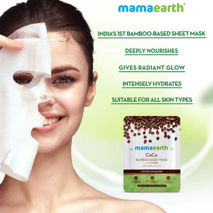 Mamaearth CoCo Bamboo Sheet Mask