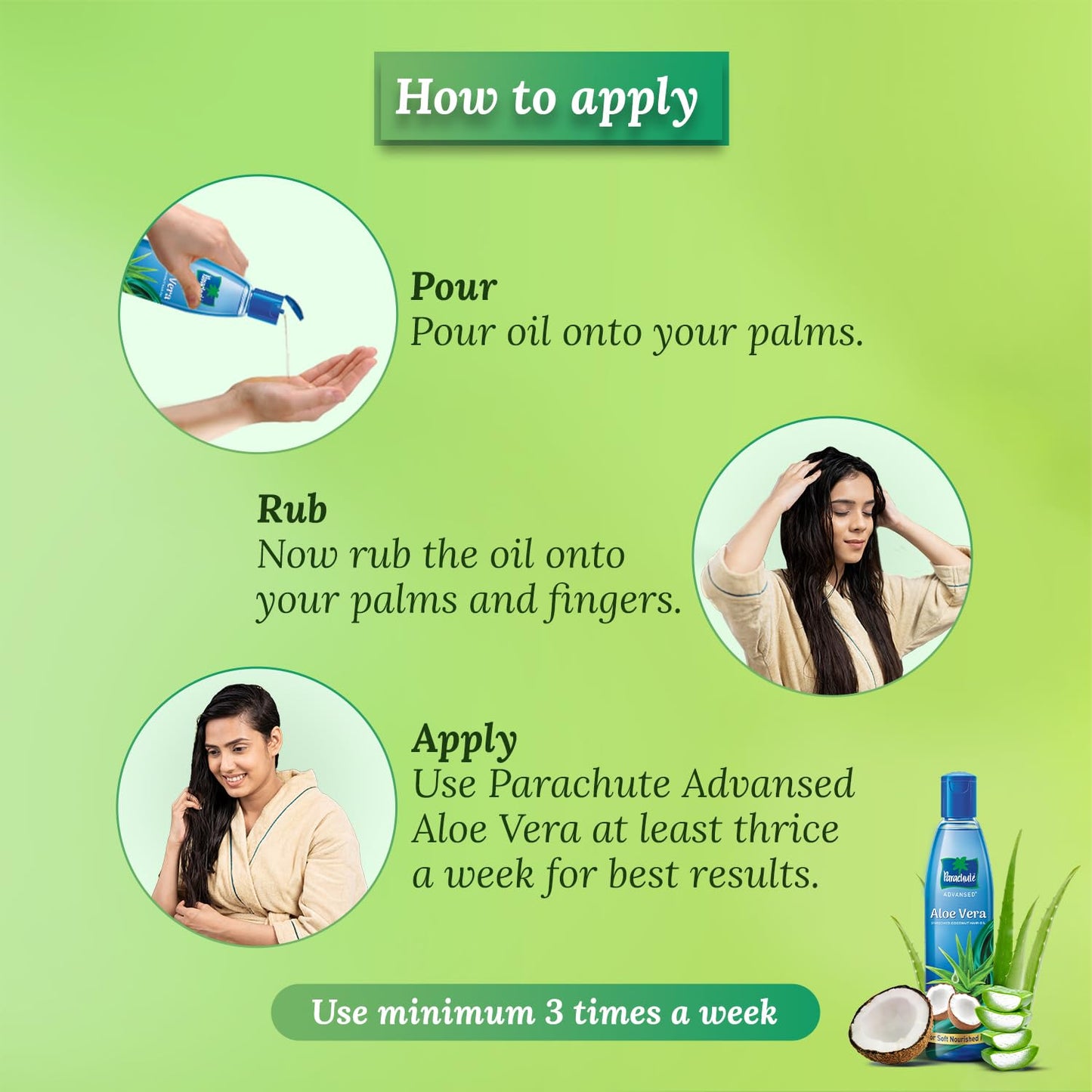 Parachute Advansed Aloe Vera Enriched Coconut Hair Oil