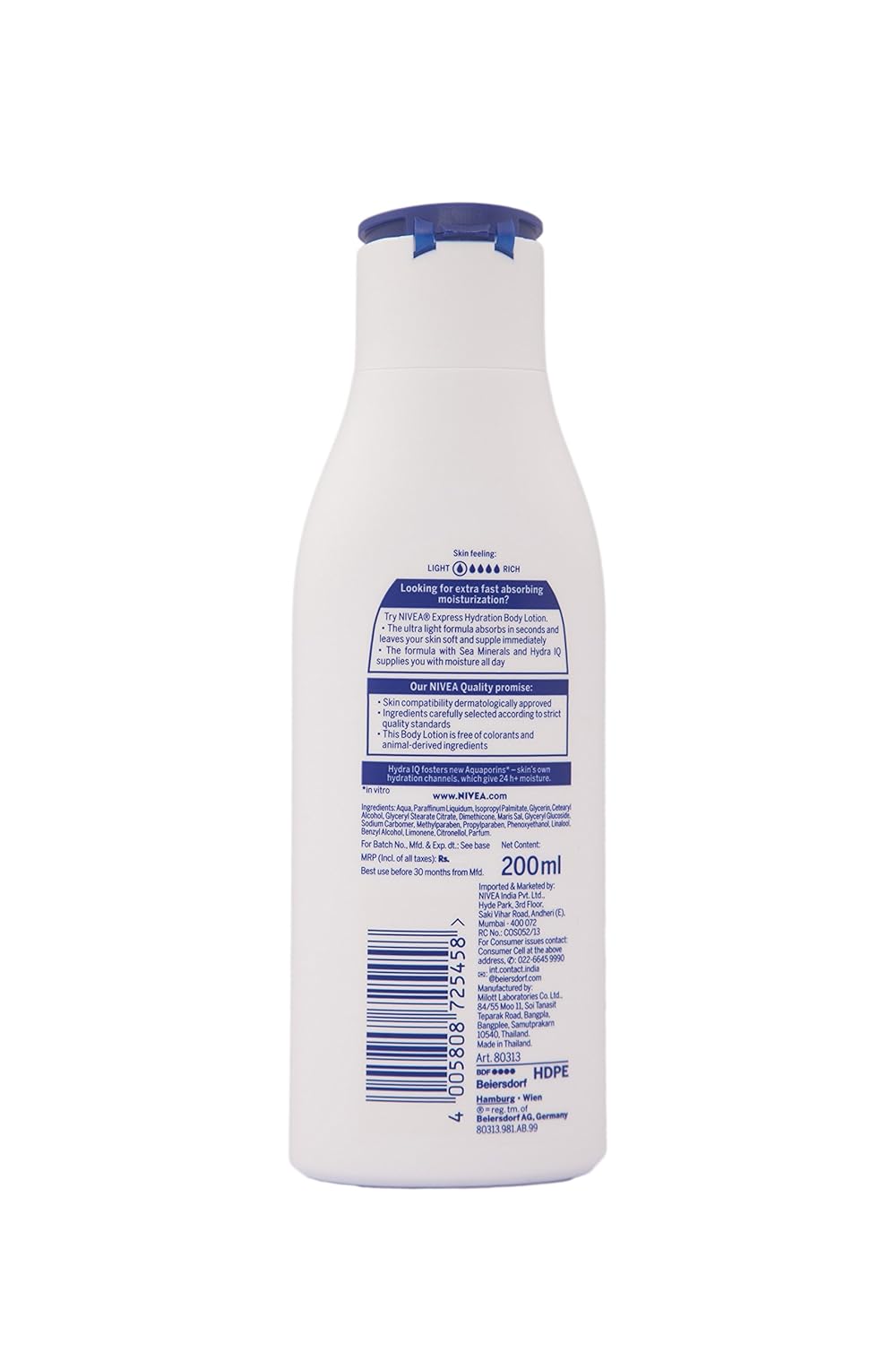 NIVEA Express Hydration Body Lotion