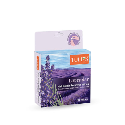 Tulips Nail Polish Remover Wipes - 30 WIPES