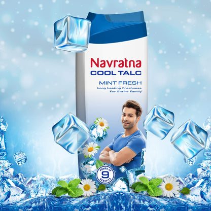 Navratna Cool Talc Mint Fresh