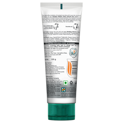 Himalaya pollution Detox charcoal face scrub