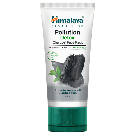 Himalaya Pollution Detox Charcoal Face Pack - 100gm