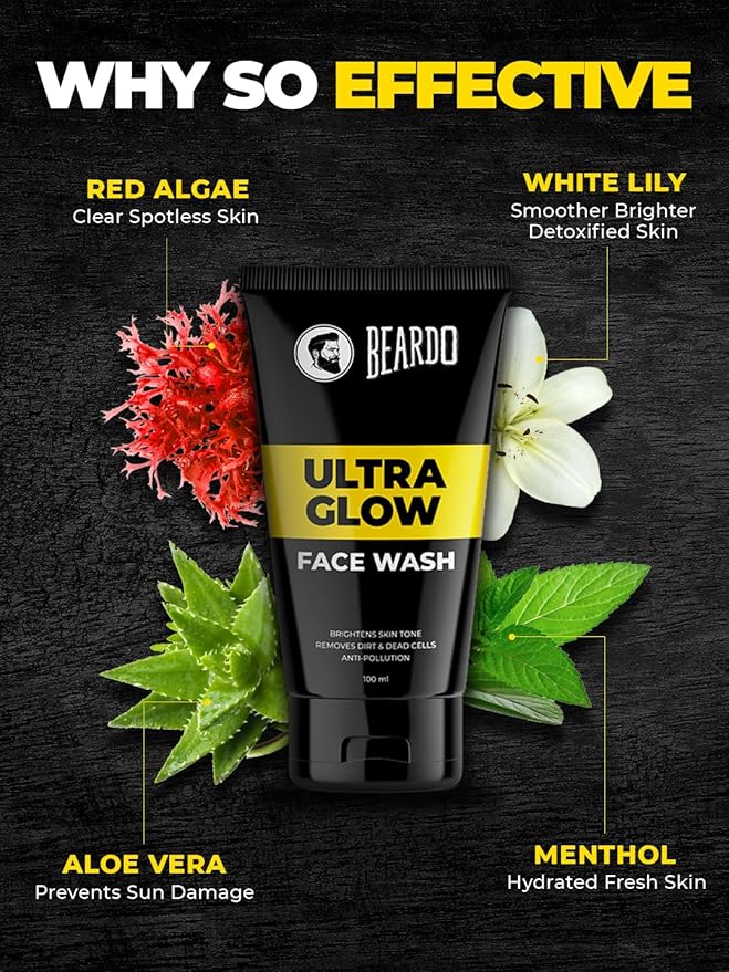 Beardo ultra glow face wash 100ml