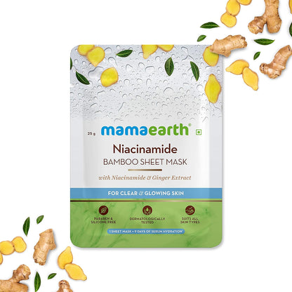 MAMAEARTH niacinamide sheet mask