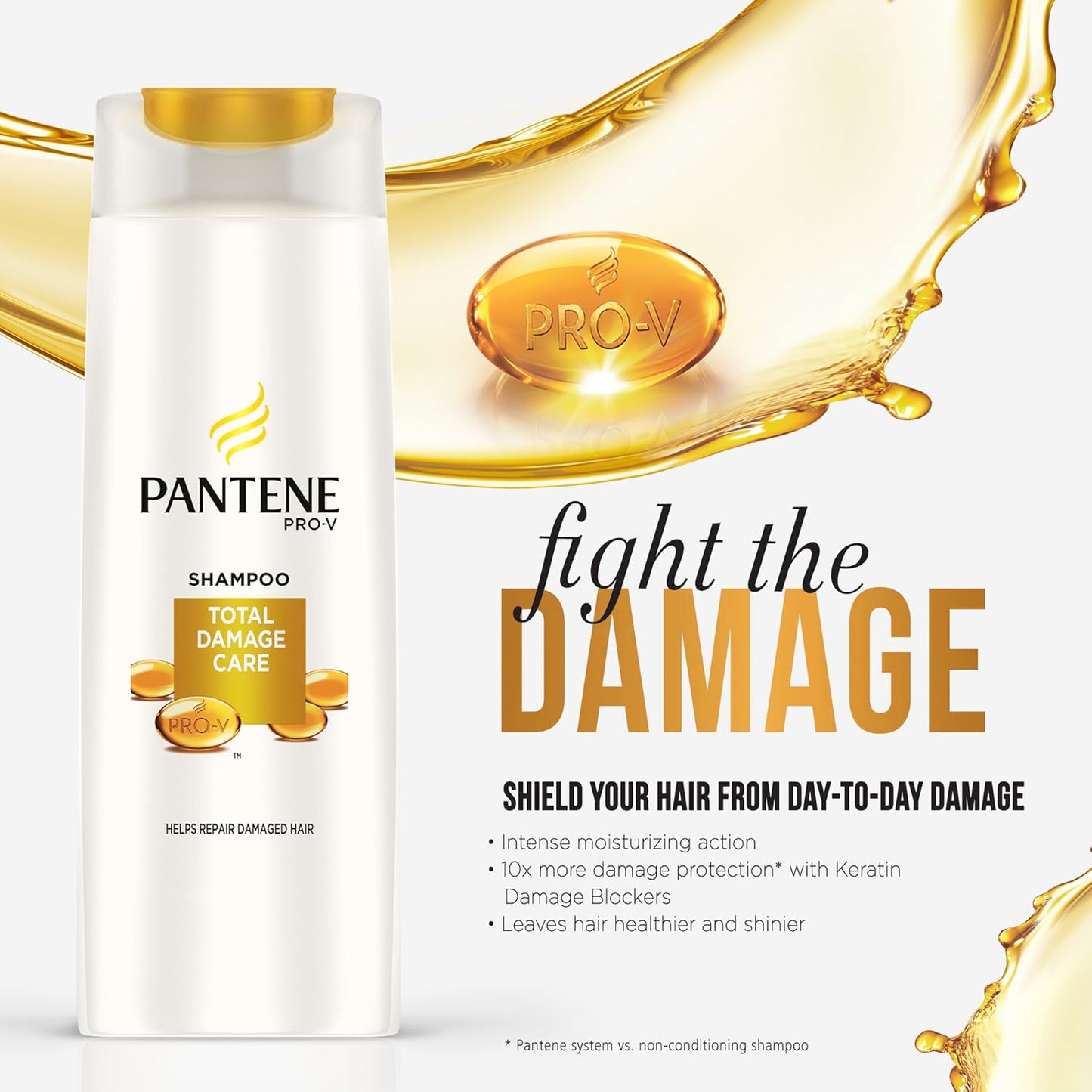 Pantene Total Damage Care Shampoo - 180ml