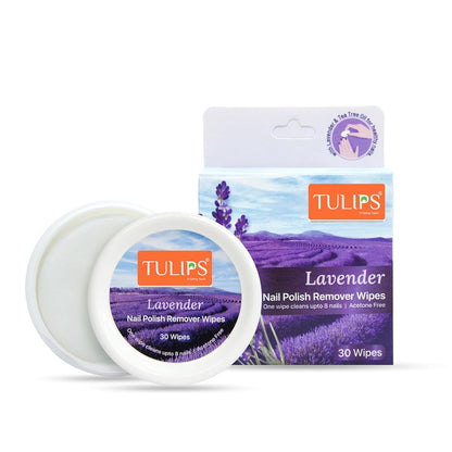 Tulips Nail Polish Remover Wipes - 30 WIPES