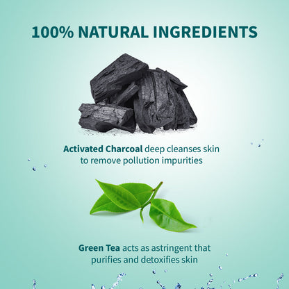 Himalaya Pollution Detox Charcoal Face Pack - 100gm