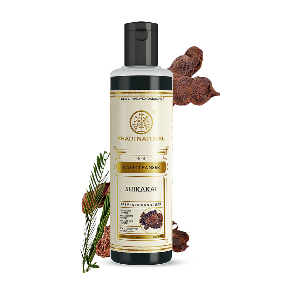 KHADI HERBAL SHIKAKAI HAIR CLEANSER  210ml