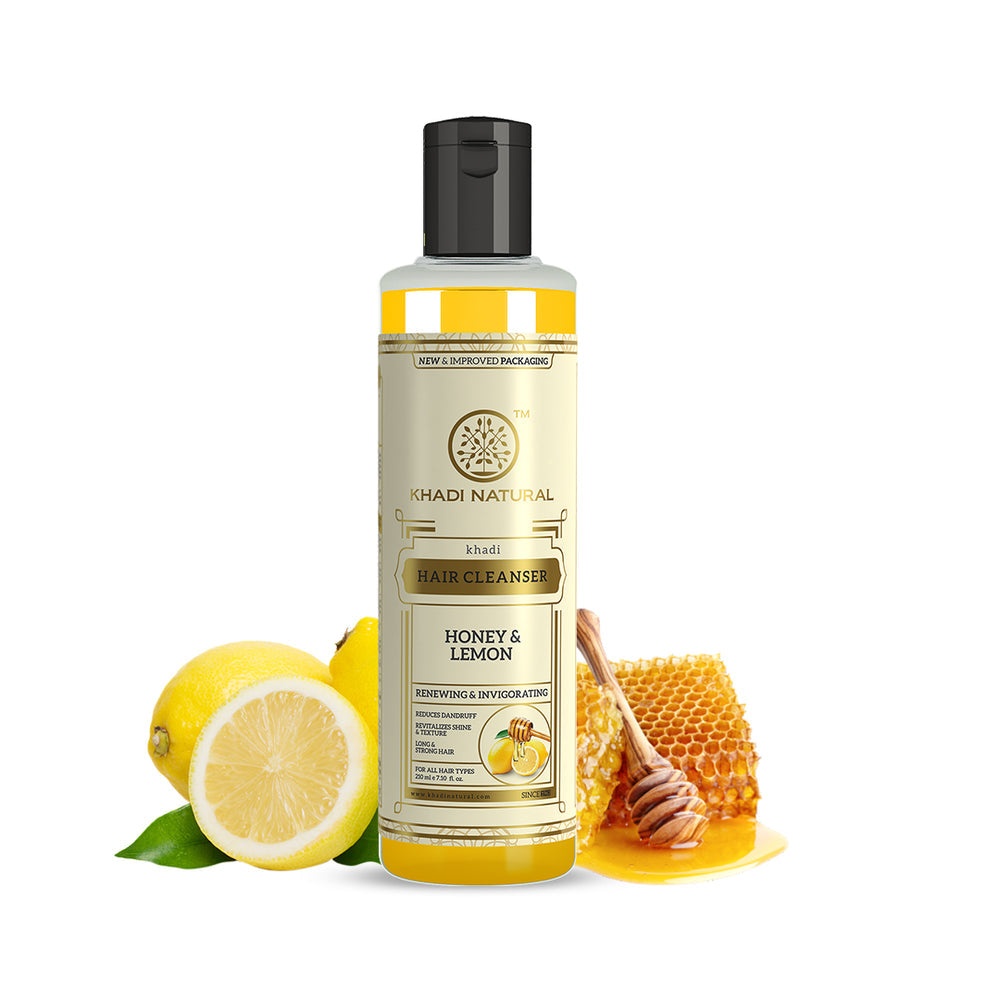 KHADI HONEY AND LEMON JUICE HAIR CLEANSER