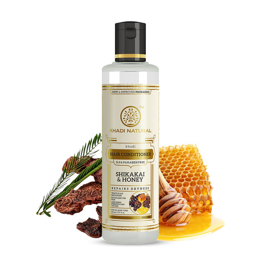 KHADI SHIKAKAI HONEY HAIR CONDITIONER SLS AND PARABEN FR