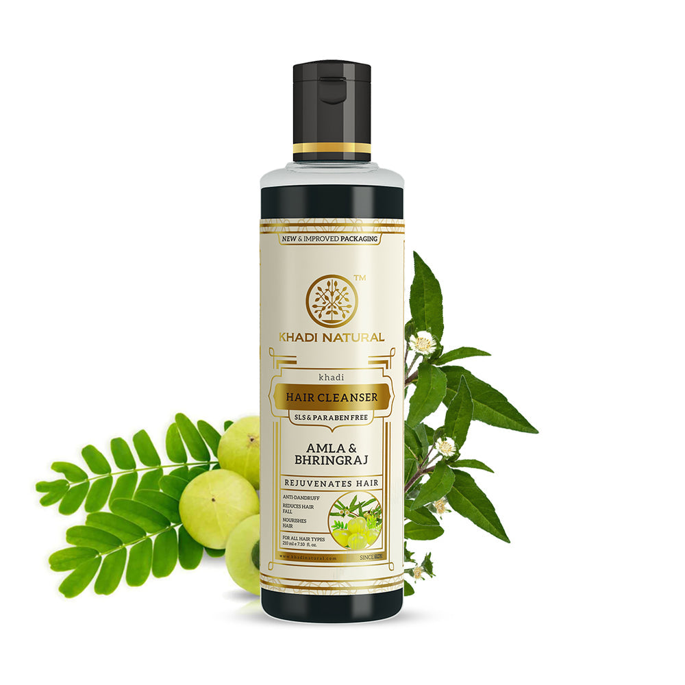 KHADI AMLA AND BHRINGRAJ HAIR CLEANSER SLS AND PARABEN F