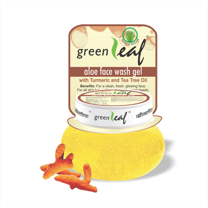 Green Leaf Aloe Face Wash Gel, 120GM