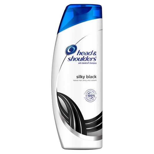 HEAD AND SHOULDERS SILKY BLACK SHAMPOO