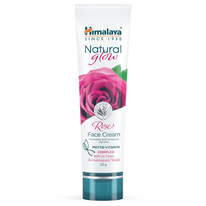 HIMALAYA NATURAL GLOW ROSE FACE CREAM 25G