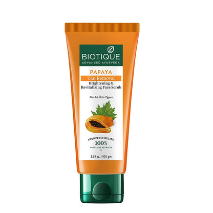 Biotique Papaya Brightening & Revitalizing Face Scrub 100g