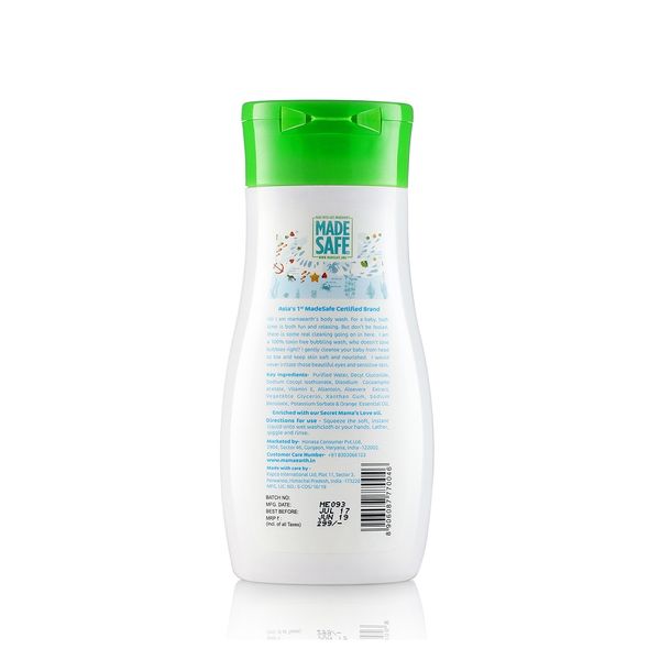 Mamaearth Deeply Nourishing Body Wash For Babies - 200ml