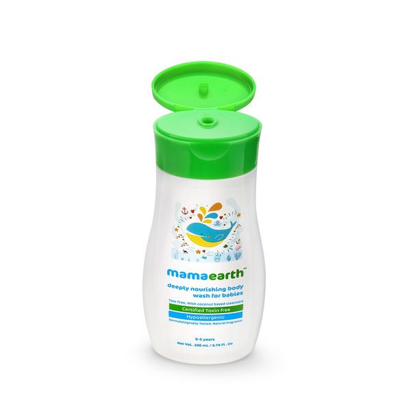 Mamaearth Deeply Nourishing Body Wash For Babies - 200ml