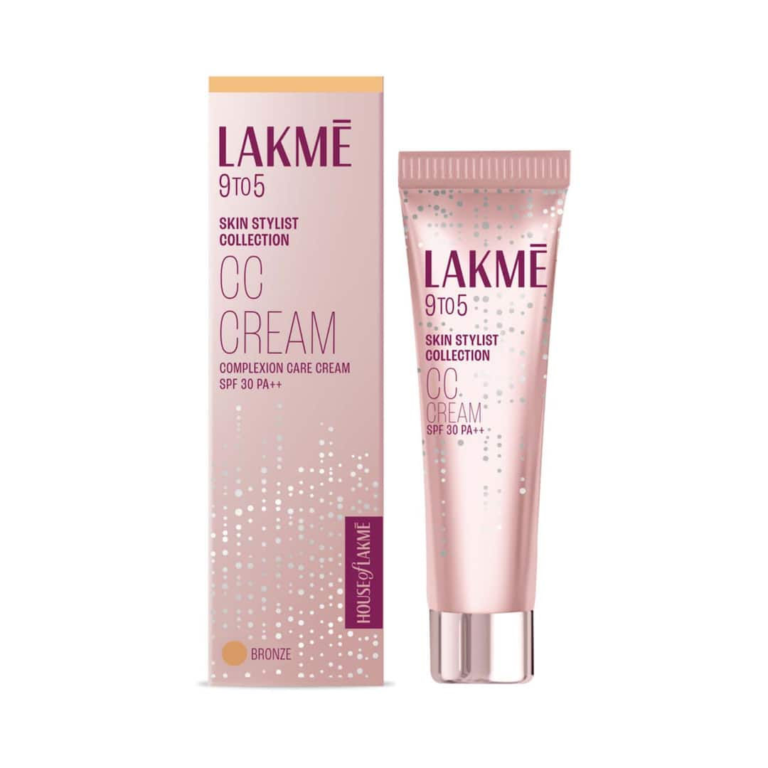 Lakme 9 To 5 Cc Cream Tinted Moisturizer with SPF 30 - Bronze (20 g)