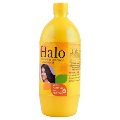 Halo Natural Egg Protein Nourishing Shampoo + Conditioner 1 L