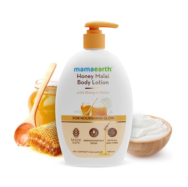 Mamaearth Honey Malai Body Lotion - 400ml