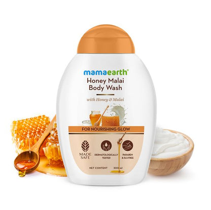 Mamaearth Honey Malai Body Wash - 300ml