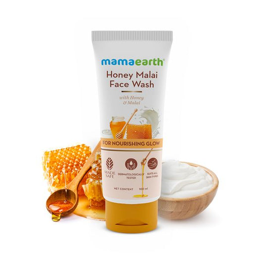 Mamaearth Honey Malai Face Wash - 100ml