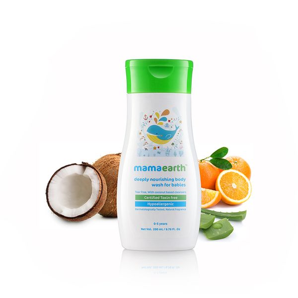 Mamaearth Deeply Nourishing Body Wash For Babies - 200ml