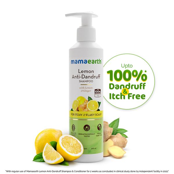 Mamaearth Lemon Anti-Dandruff Shampoo - 250ml