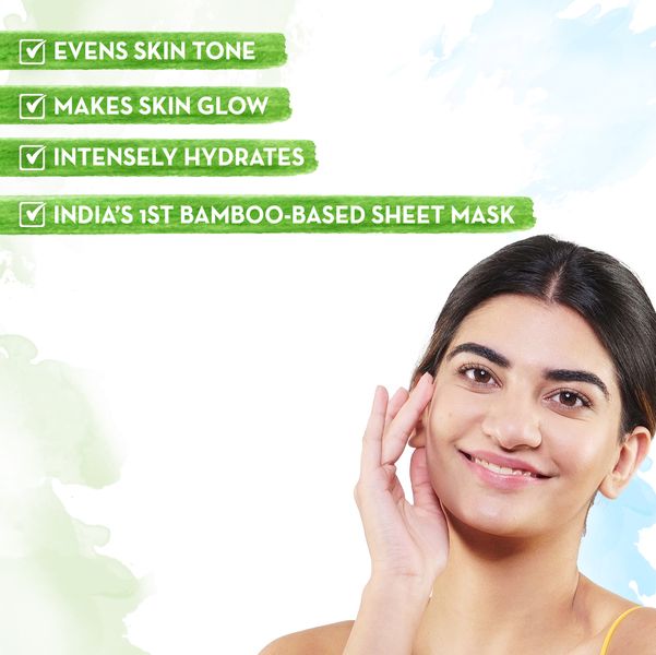 Mamaearth Ubtan bamboo sheet mask - 25gm