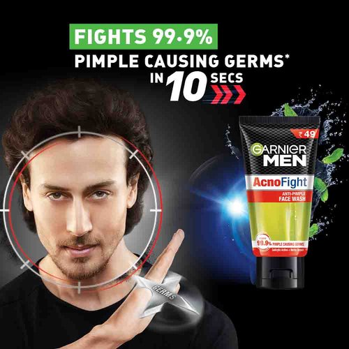 Garnier Men Acno Fight Anti Pimple Face Wash 100GM